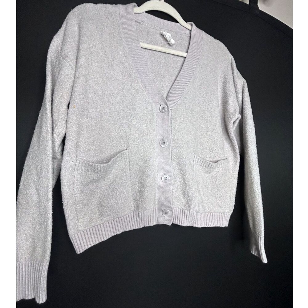 Joie Women's Cream Button Down Soft Fuzzy Cozy Ca… - image 3